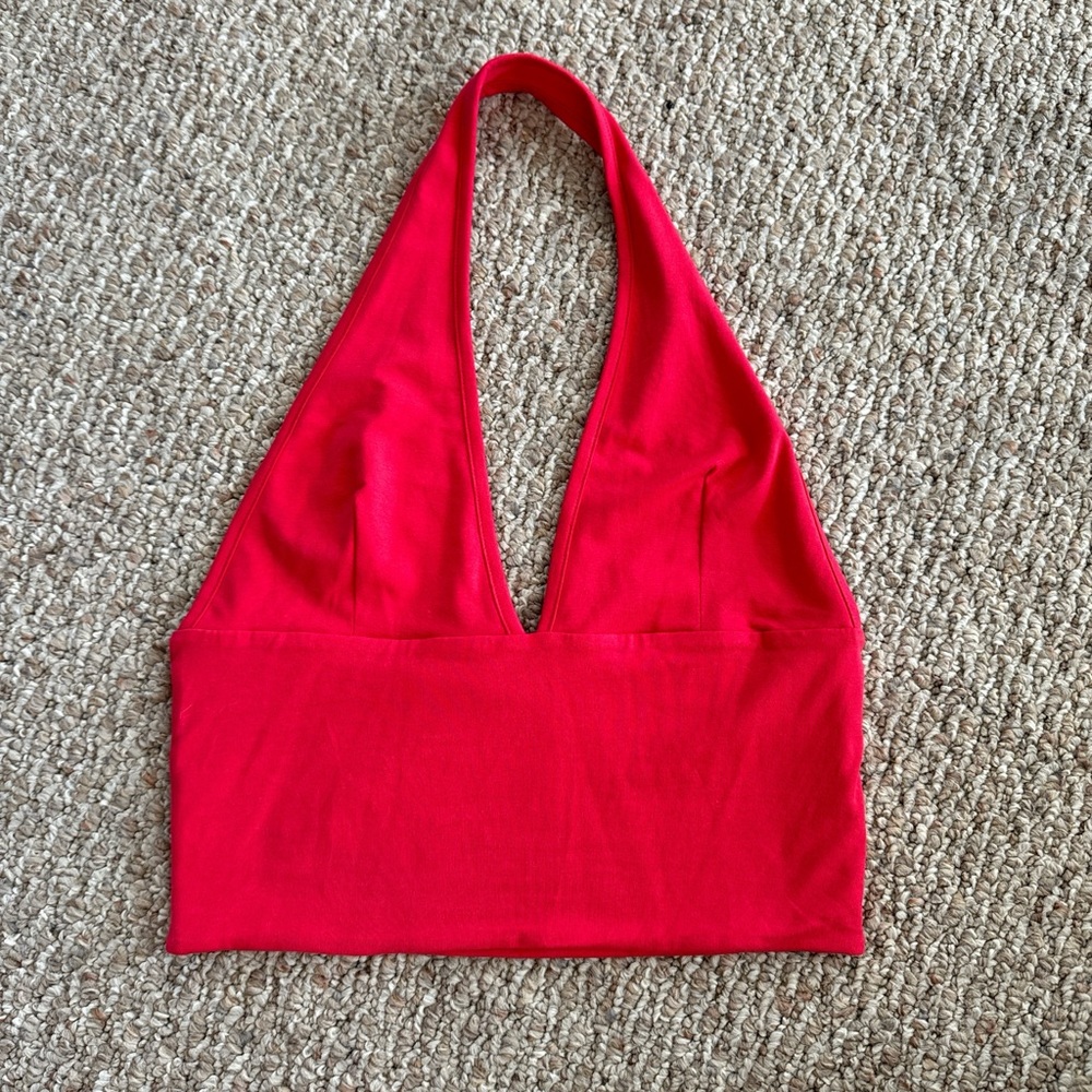Cotton On halter crop top
